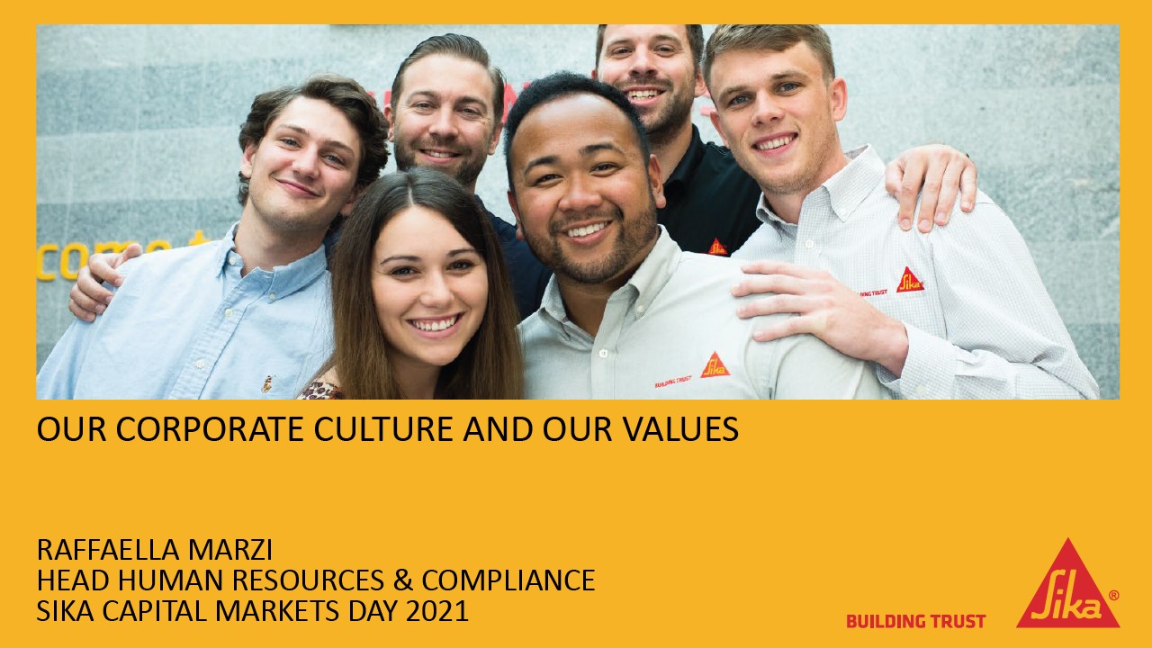 Our Corporate Culture and Our Values