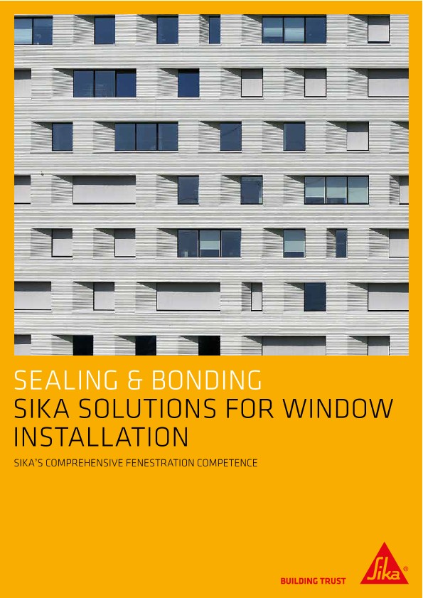 Sika Solutions for Window Installation