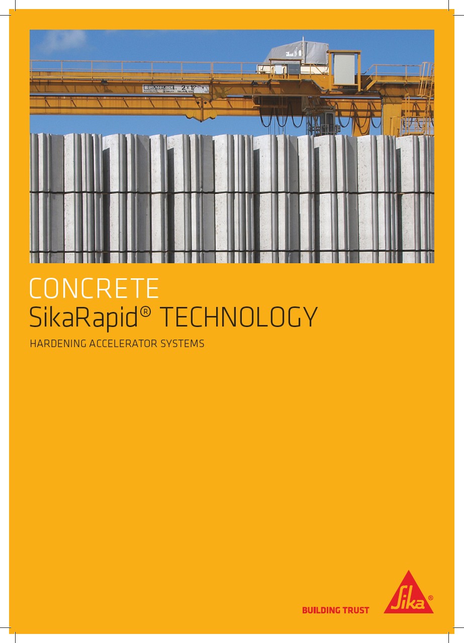Concrete Hardening Accelerator Systems - SikaRapid® Technology