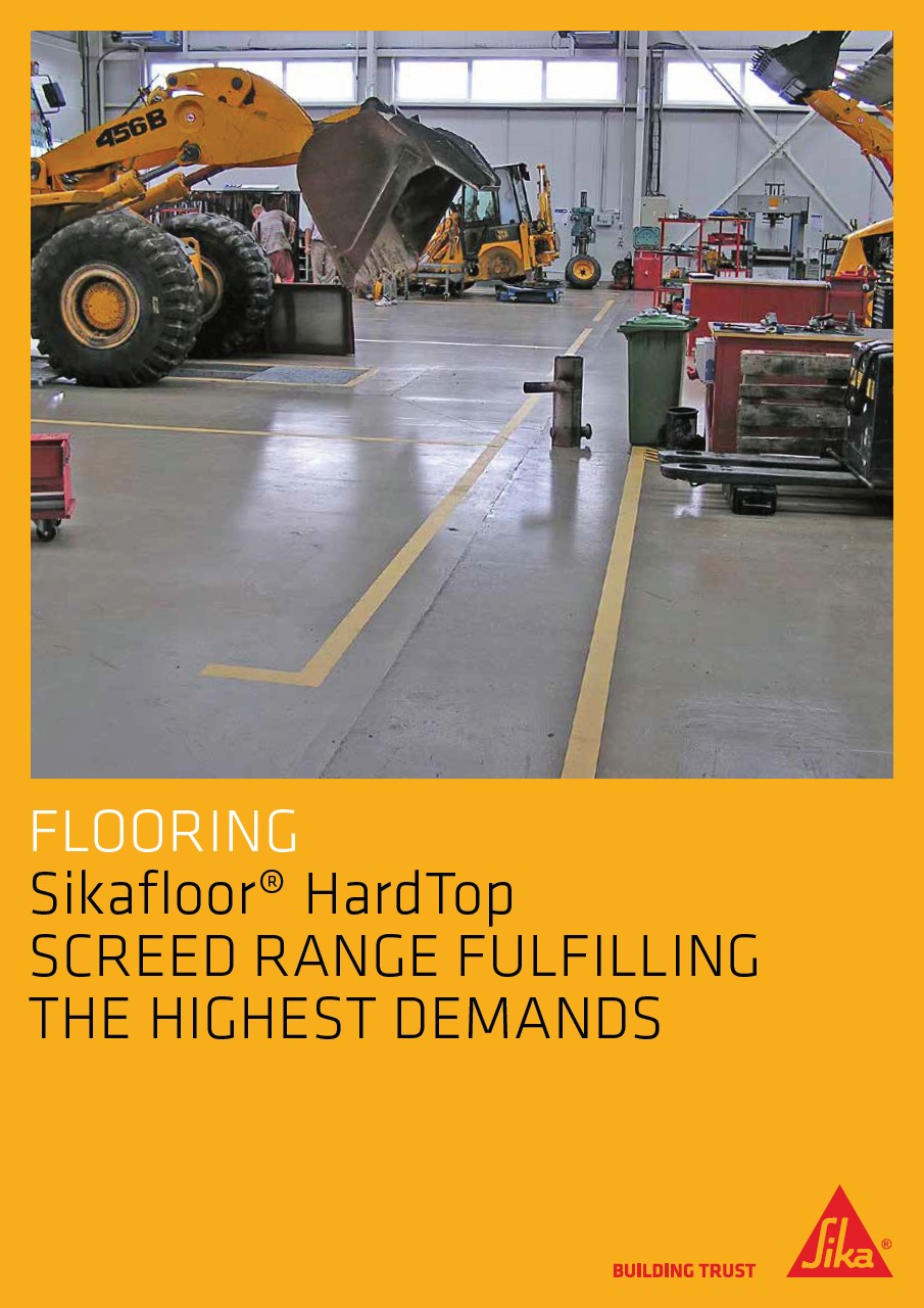 Sikafloor HardTop - Fast Industrial Screeding Systems