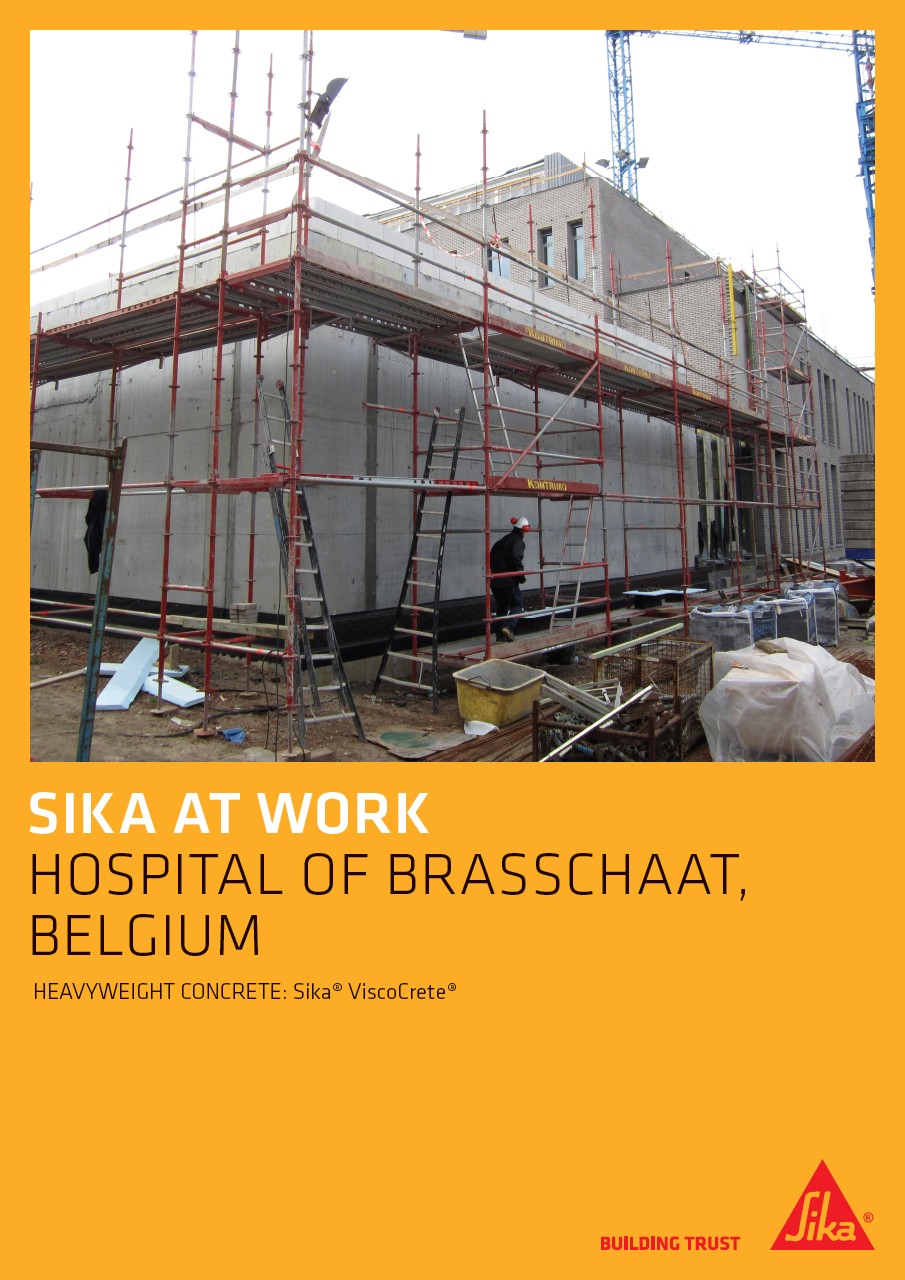 Heavyweight Concrete at Hospital of Brasschaat in Belgium