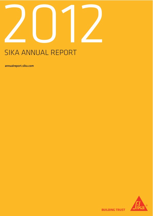 Sika Business Year - Annual Report 2012
