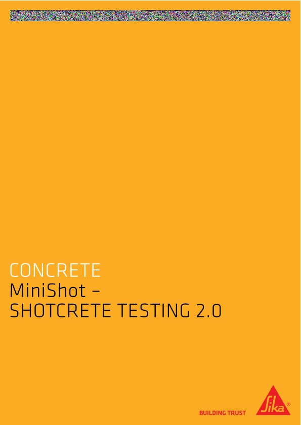 Concrete - MiniShot - Shotcrete Testing 2.0