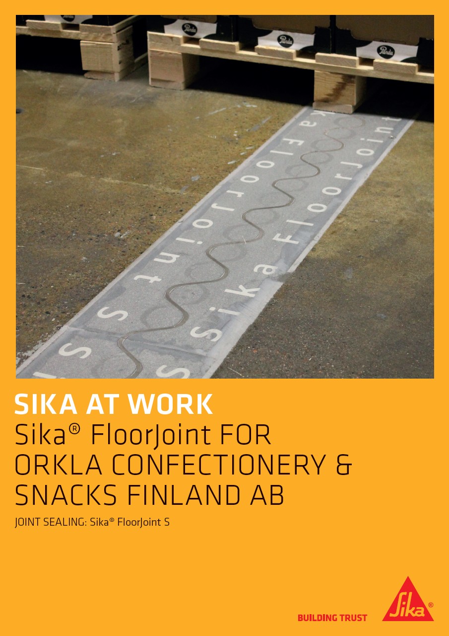 Floor Joint for Orkla Confectionery and Snacks in Finland
