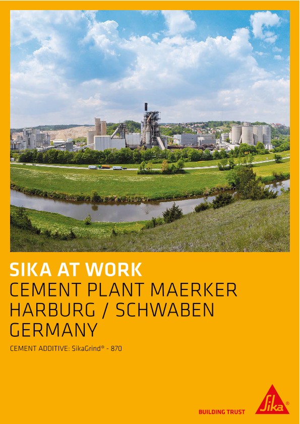 Maerker Cement Plant in Harburg, Germany