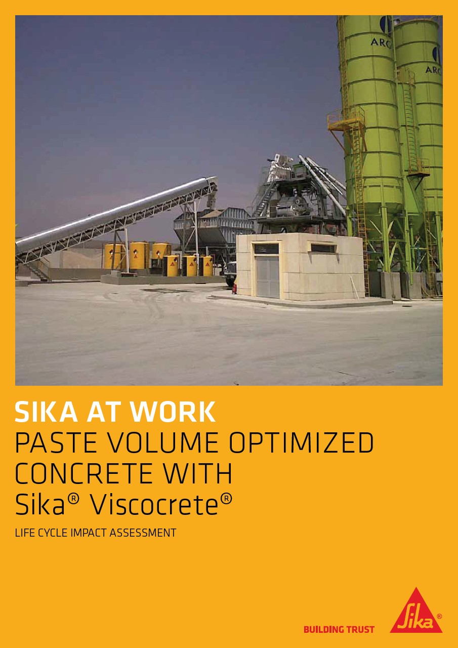 Paste Volume Optimized Concrete with Sika® ViscoCrete® - Life Cycle Assessment
