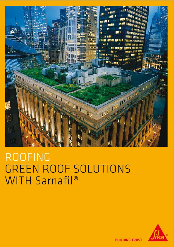 Green Roofs Solutions with Sarnafil