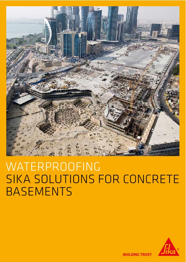 Sika Solutions for Concrete Basements