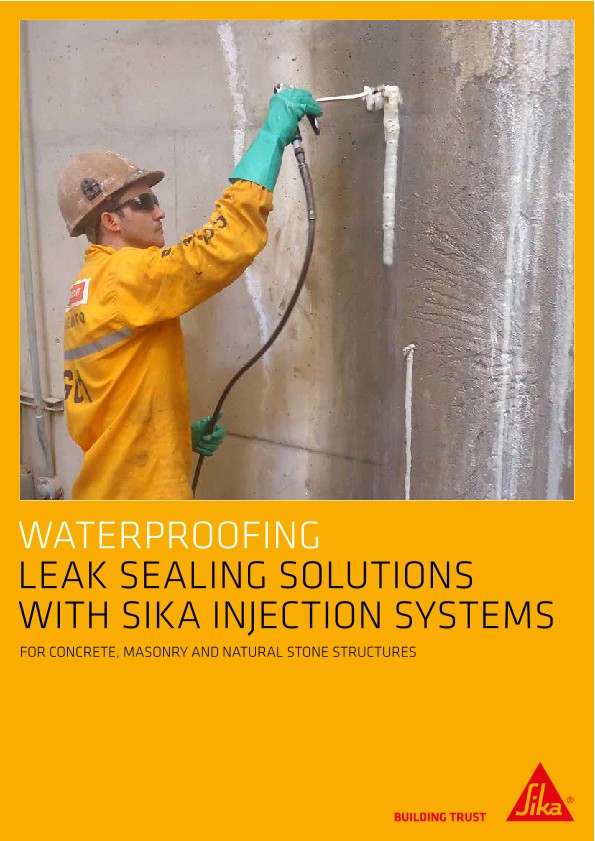 Leak Sealing Solutions with Sika Injection Systems