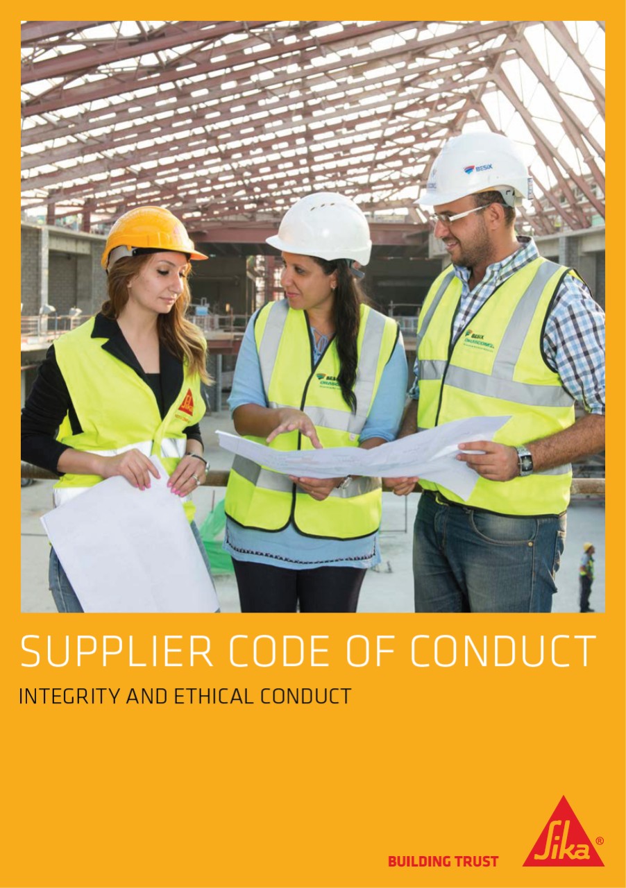 Sika's Supplier Code of Conduct (EN)