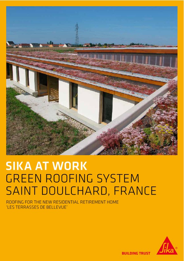 Green Roof for Nursing Home, France