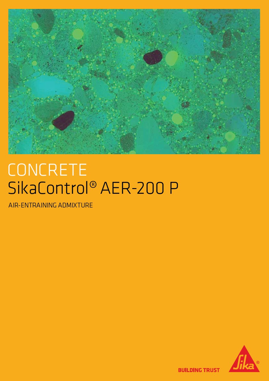 Air-Entraining Concrete Admixture - SikaControl® AER-200 P