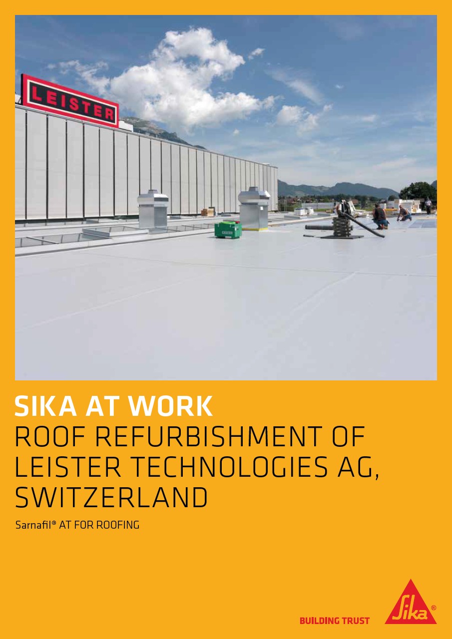 Roof Refurbishment of Leister Technologies AG