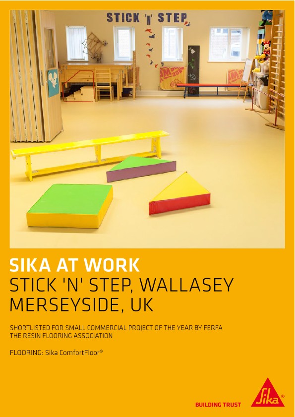 Flooring for Stick-n-Step Charity, Mereyside, UK