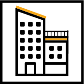 Icon of roof on building
