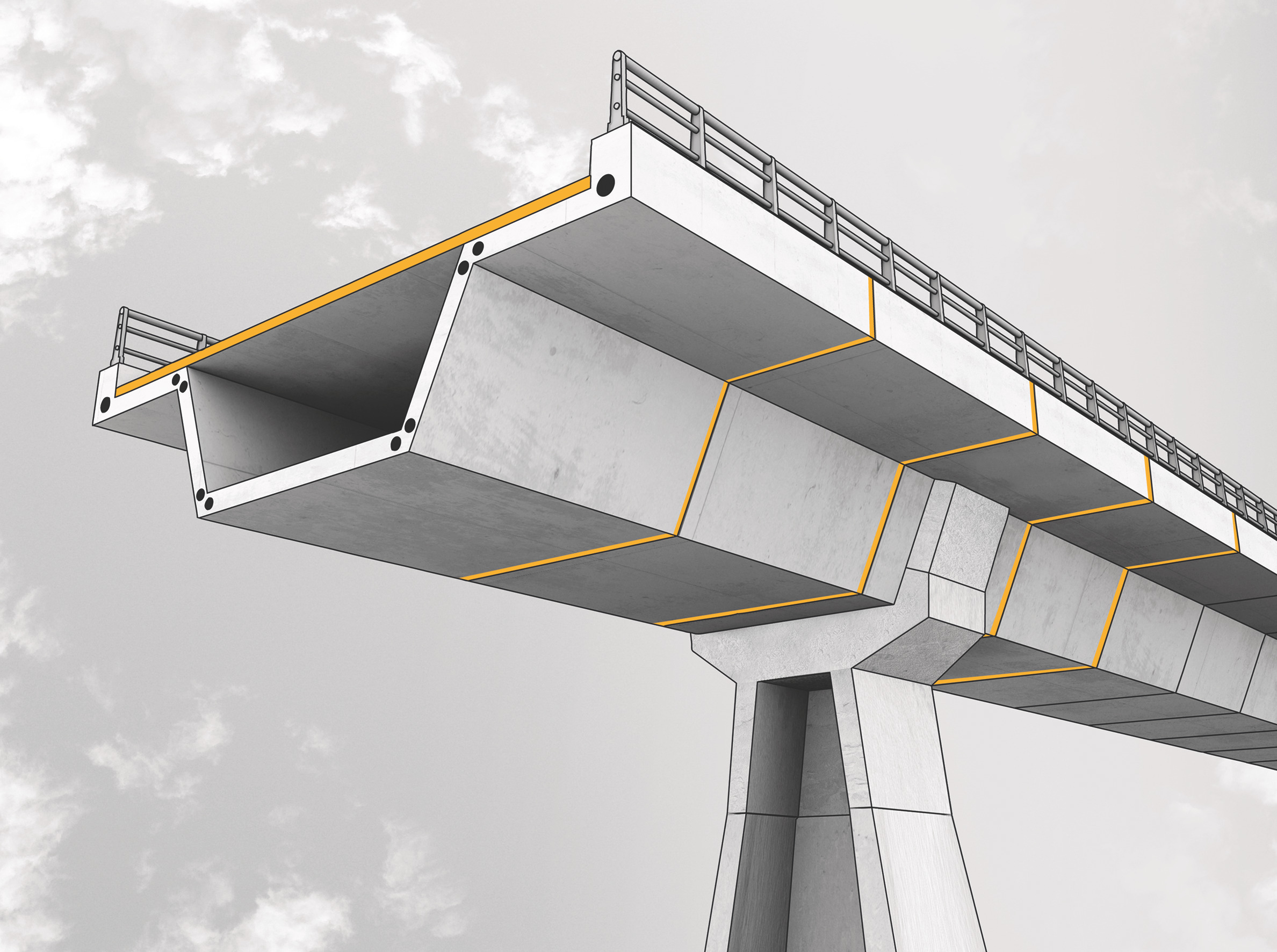Wet Precast Concrete Technology Graphics