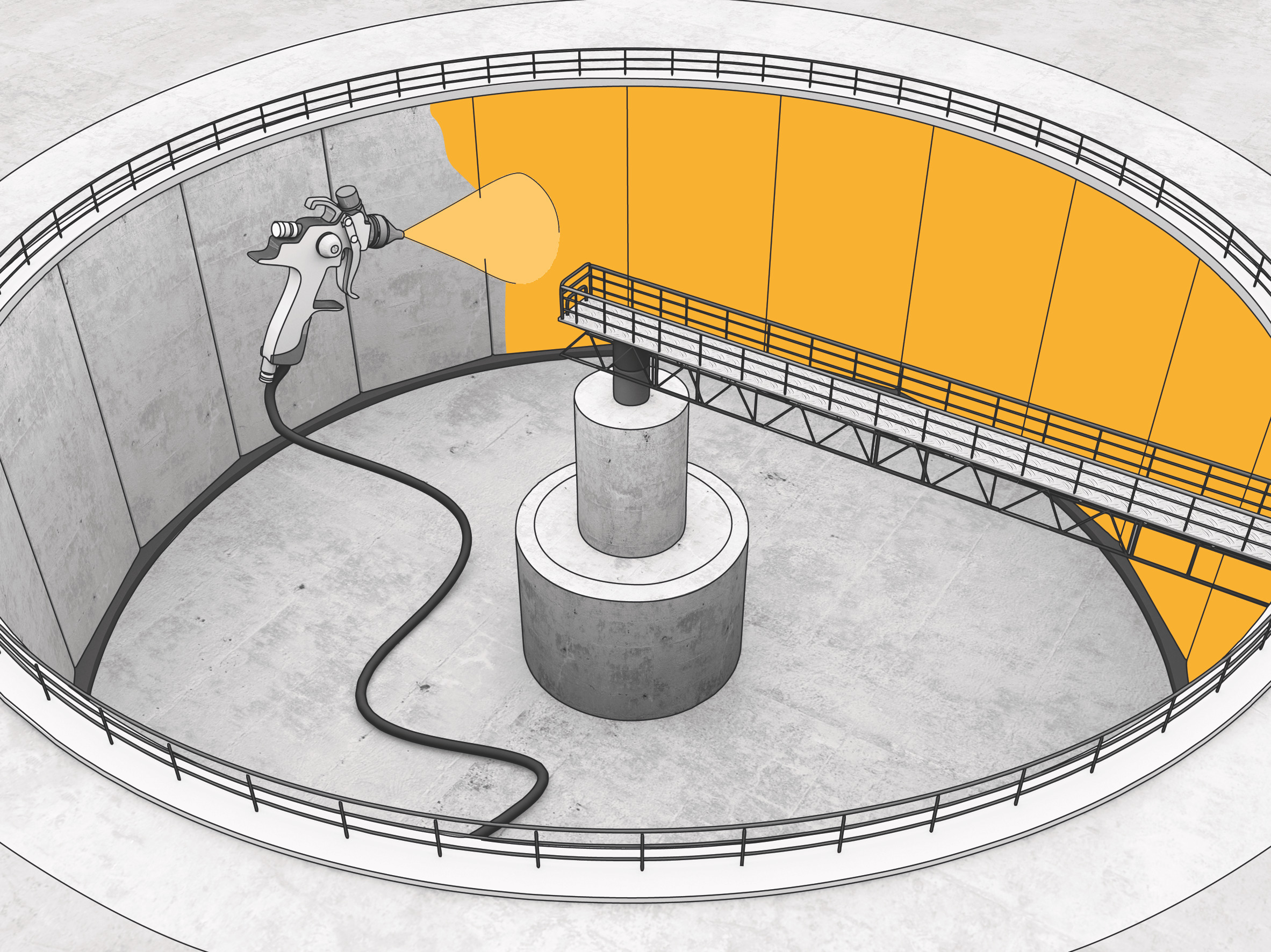 Wet Precast Concrete Technology Graphics