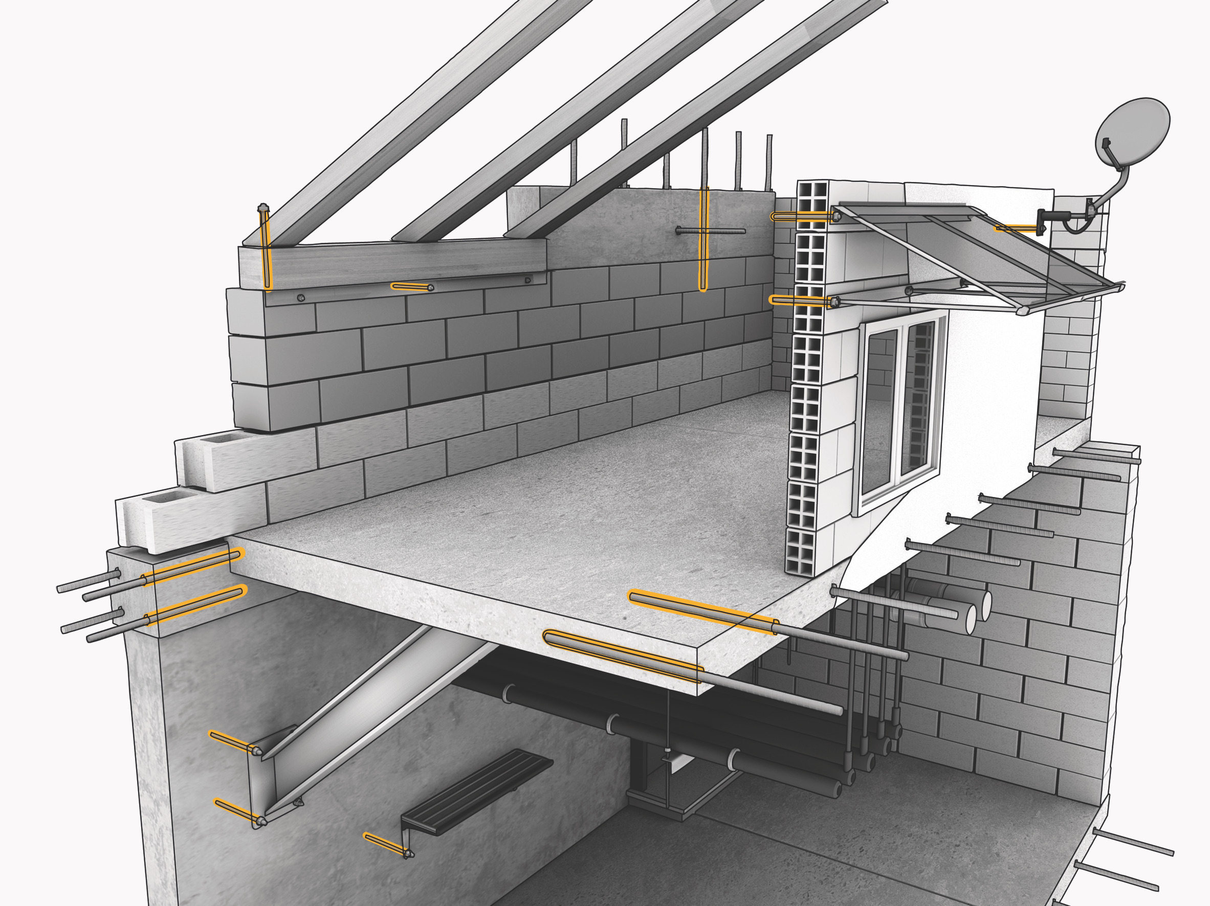 Wet Precast Concrete Technology Graphics