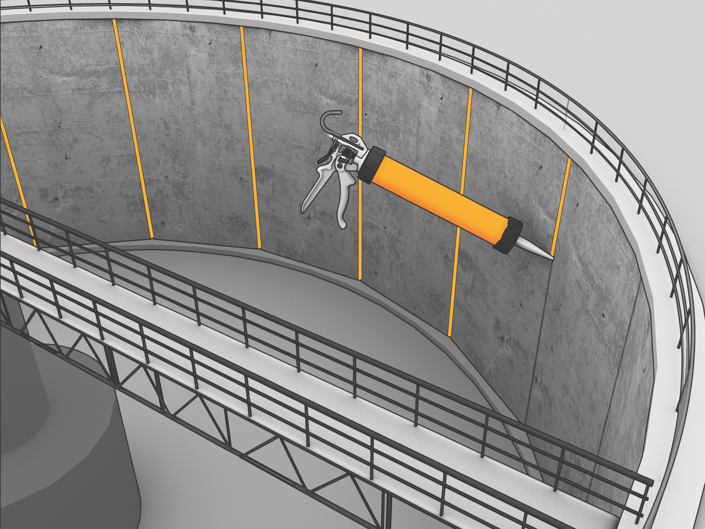 Wet Precast Concrete Technology Graphics
