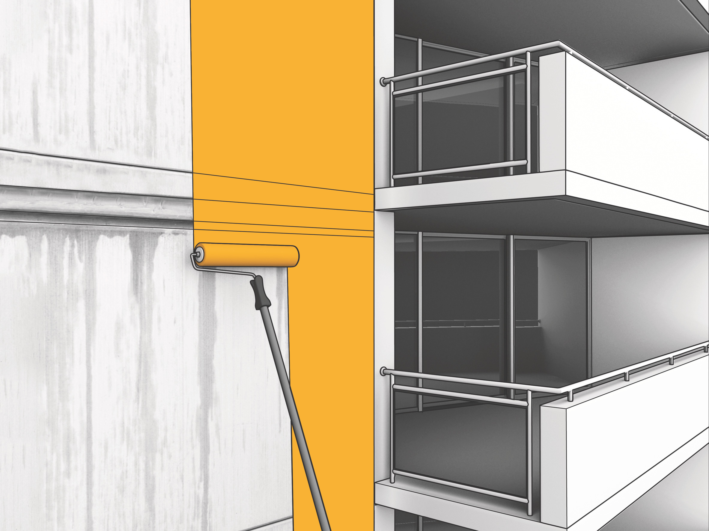 Wet Precast Concrete Technology Graphics